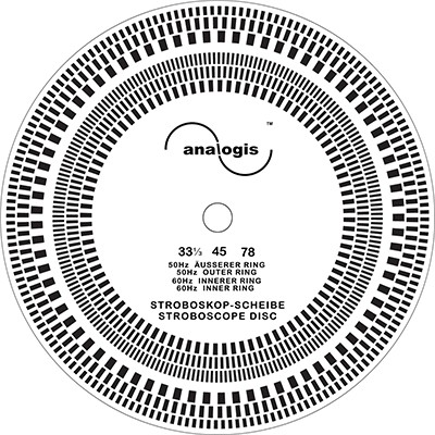 Analogis Perfekt Pitch Stroboscope Disc